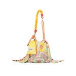 画像11:  Scarf motif rope tote shoulder 2WAY bag　　スカーフモチーフロープ ショルダー トートエコバック (11)
