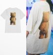 画像5:  Unisex back printing bearT-shirt   男女兼用 ユニセックスオーバーサイズバックプリントベア クマ 熊 半袖Tシャツ (5)
