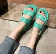 画像6: Women flat velcro colorful casual sports sandals slippers　フラットベルクロシンプルカラフル シャーベットカラーサンダル　スリッパ (6)