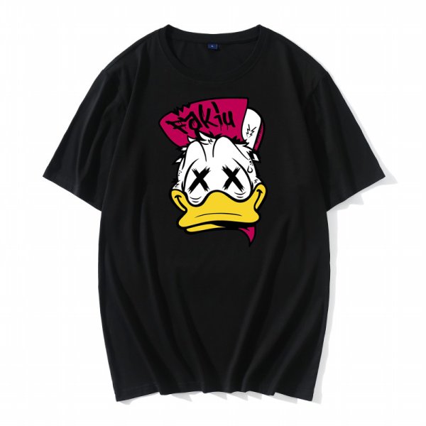 画像1:  Unisex art Donald Duck T-shirt   男女兼用 ユニセックスアート系ドナルドダック半袖Tシャツ (1)