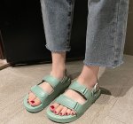 画像7: Women flat velcro colorful casual sports sandals slippers　フラットベルクロシンプルカラフル シャーベットカラーサンダル　スリッパ (7)