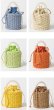 画像8: Pearl handle bucket basket  bag one-shoulder tote shoulder bag  パールハンドルバケットかご 籠 巾着付きトートショルダーバック (8)