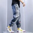 画像5: Paint denim jogger pants Jeans  グラフィティ ペイント  ジョガーデニムパンツ ジーンズ (5)