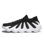 画像3: Men's breathable Lace-up socks boots sneaker shoes  レースアップ  ソックスブーツ スニーカー カジュアル シューズ (3)