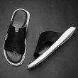 画像4: Men's Leather H Sandals  slippers   　H型レザーサンダル フリップフロップ  シャワー ビーチ サンダル  (4)
