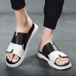 画像3: Men's Leather H Sandals  slippers   　H型レザーサンダル フリップフロップ  シャワー ビーチ サンダル  (3)