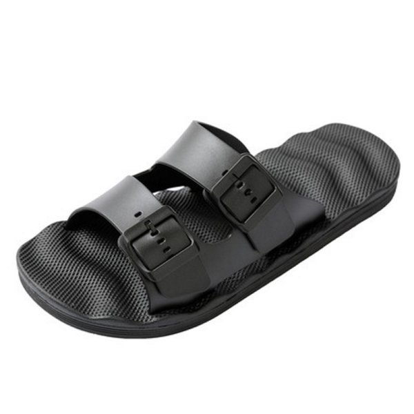 画像1: Unisex simple non-slip flip flops soft bottom sandals slippers   ユニセックス男女兼用 シンプルベルト フリップフロップ  シャワー ビーチ サンダル 大きなサイズあり  (1)