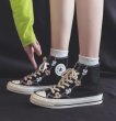 画像6: Unisex lace-upMickey canvas High cut & low cut sneakers　男女兼用レースアップ ミッキー ミッキーマウス ローカット＆ハイカットキャンバススニーカー  (6)