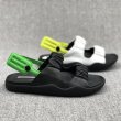 画像4: Women flat  leather soft sole sandals slippers　ギャザーレザーフラットバックストラップサンダル　スリッパ (4)