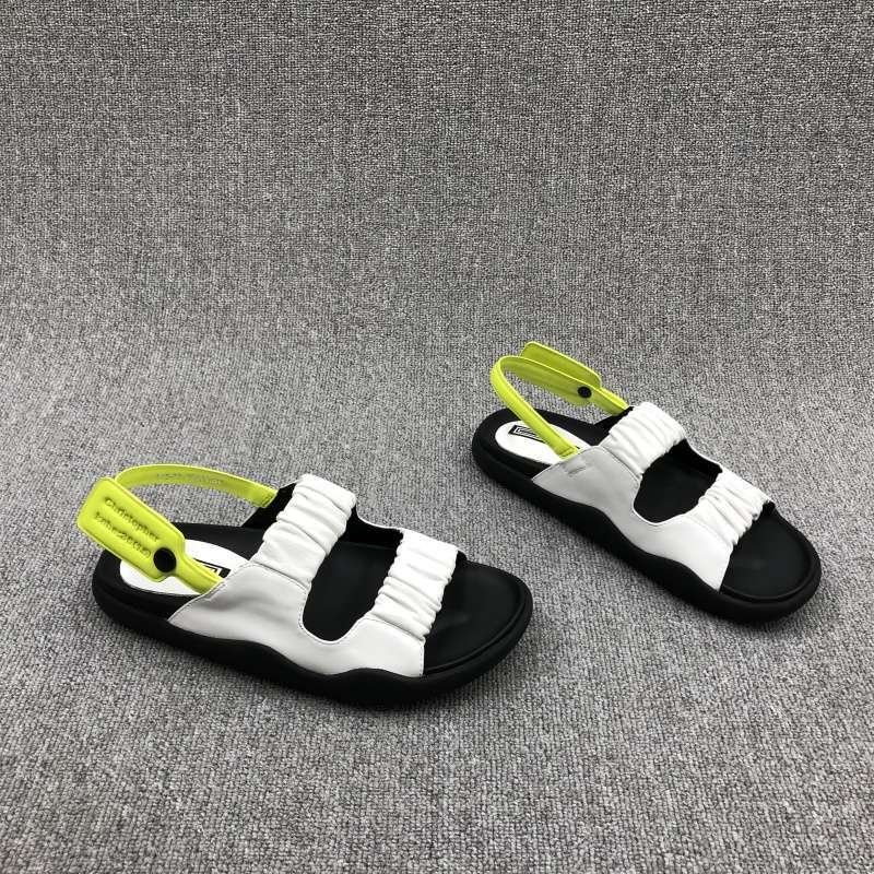 画像3: Women flat  leather soft sole sandals slippers ギャザーレザーフラットバックストラップサンダル スリッパ (3)
