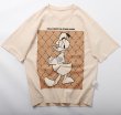 画像2:  Unisex Donald Duck Print T-shirt　  男女兼用 ユニセックスアグリードナルドダック 半袖Tシャツ (2)