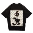 画像1:  Unisex Donald Duck Print T-shirt　  男女兼用 ユニセックスアグリードナルドダック 半袖Tシャツ (1)