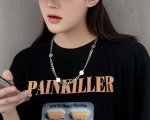 画像4: smiling face crying face thick chain necklace Jewelry 　男女兼用ユニセックススマイルフェイスネックレス (4)