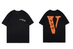 画像2:  Unisex NAGRI hip-hop Vlone big V geometric printing T-shirt　  男女兼用 ユニセックス Vグラフィックヒップホップ半袖Tシャツ (2)