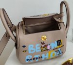 画像12: Woman cartoon graffiti Lindy bag pillow bag portable messenger bag  グラフィックペイントミニトートショルダー２WAYバッグ (12)