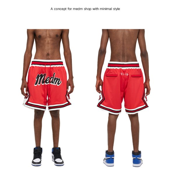 画像6: 21SS M.E.D.M MEDM Logo Basket Shorts ユニセックス 男女兼用 ロゴ バスケット ショートパンツ ショーツ ハーフパンツ (6)
