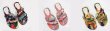 画像5: Women Scarf pattern fashion flat flip flops sandals    スカーフ柄フラットサンダル パンプス スリッパ ミュール (5)