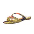 画像3: Women Scarf pattern fashion flat flip flops sandals    スカーフ柄フラットサンダル パンプス スリッパ ミュール (3)