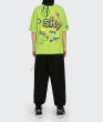 画像5:  Unisex smiley graffiti short-sleeved T-shirt　  男女兼用 ユニセックススマーリー ペインティングTシャツ (5)