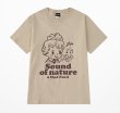 画像2:  Unisex sound of nature logo & girl t-shirt  男女兼用 ユニセックス sound of nature  ロゴ＆ガールTシャツTシャツ半袖Tシャツ (2)