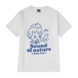 画像1:  Unisex sound of nature logo & girl t-shirt  男女兼用 ユニセックス sound of nature  ロゴ＆ガールTシャツTシャツ半袖Tシャツ (1)