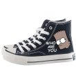 画像1:  unisex Simpson hi-hat canvas sneakers　ハイカットキャンバスレースアップ シンプソンスニーカー 男女兼用 ユニセックス (1)