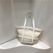 画像3: Woman  portable canvas handbag tote Eco bag   キャンバス＆レザートートショルダー２WAYバッグ エコバック (3)