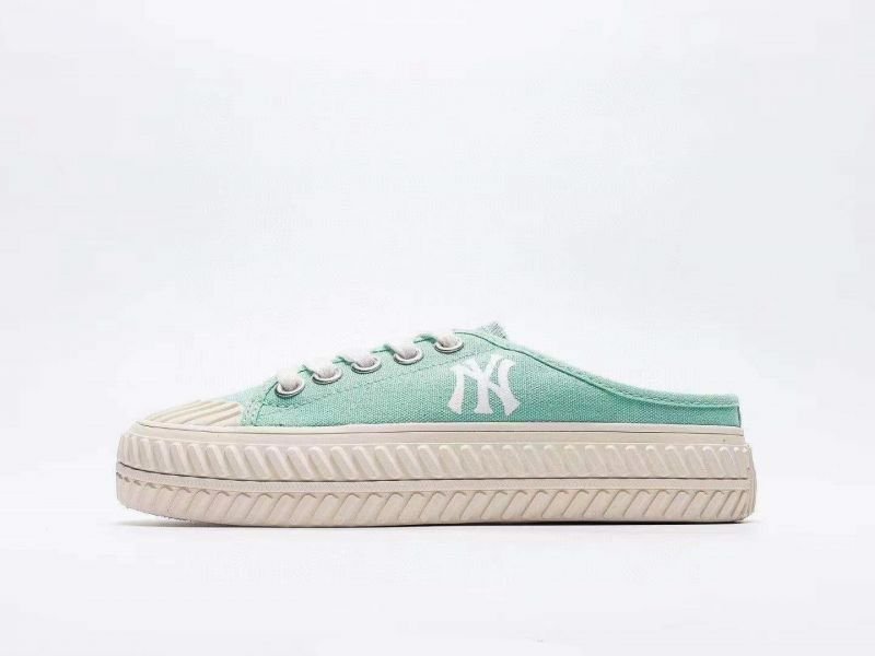 画像3: NY lace-up canvas half basic sneakers   NY LA レースアップ キャンバスハーフスニーカー サンダル　スリッパ (3)