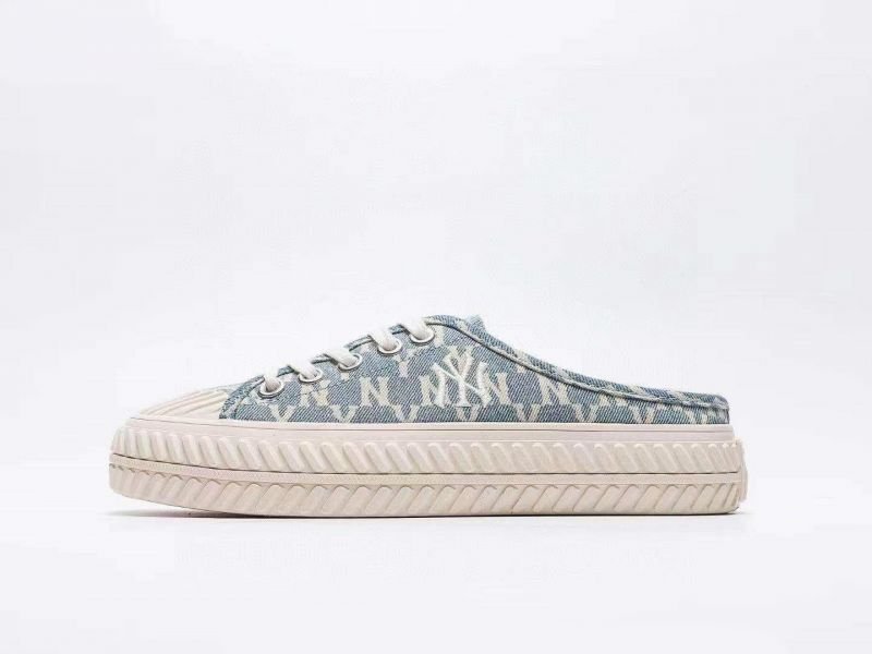 画像5: NY lace-up canvas half sneakers   NYレースアップ キャンバスハーフスニーカー サンダル　スリッパ (5)