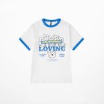 画像2: Unisex California & Bear Logo Piping T-shirt   男女兼用 ユニセックス カリフォルニア＆ベアロゴパイピング半袖Tシャツ (2)