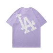 画像4:  Unisex NY  LA logo t-shirt   男女兼用 ユニセックス  NY  LA  ロゴTシャツ半袖 (4)