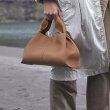 画像14: Woman French one-shoulder messenger portable dumpling bag  レザーワンハンドルトートショルダーバッグ メッセンジャーバッグ (14)