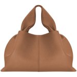 画像2: Woman French one-shoulder messenger portable dumpling bag  レザーワンハンドルトートショルダーバッグ メッセンジャーバッグ (2)