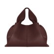 画像6: Woman French one-shoulder messenger portable dumpling bag  レザーワンハンドルトートショルダーバッグ メッセンジャーバッグ (6)