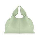 画像7: Woman French one-shoulder messenger portable dumpling bag  レザーワンハンドルトートショルダーバッグ メッセンジャーバッグ (7)