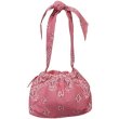 画像7:   Flower Paisley pattern Scarf Shoulder Bag　ペイズリー バンダナ柄 スカーフショルダーバック エコバック (7)