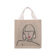 画像3: Homemade graffiti linen tote bag Eco bag  　麻リネンハンドペイントトート ショルダーバック エコバック (3)