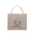 画像4: Homemade graffiti linen tote bag Eco bag  　麻リネンハンドペイントトート ショルダーバック エコバック (4)