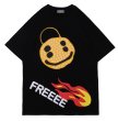 画像1: Unisex Diamond Smiley Printing T-Shirt  男女兼用 ユニセックスダイヤモンドスマイリープリントTシャツ (1)