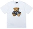 画像1: Unisex 3M reflective denim bear T-Shirt  男女兼用 ユニセックス3M 反射デニム クマTシャツ (1)