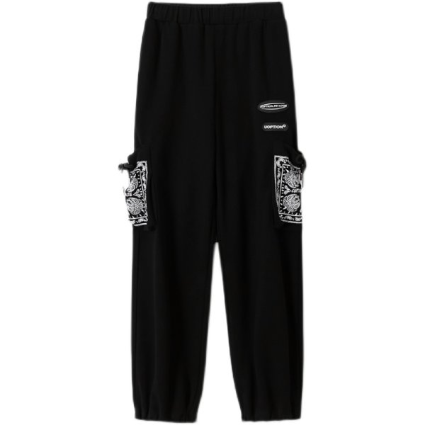 画像1: Unisex paisley pocket sweatpants jogger pants　男女兼用ユニセックス ペイズリーポケットスウェットパンツ　ジョガーパンツ (1)