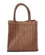 画像16: simple square  buckle handbag tote bag　スクエアシンプルかご 籠 トートバック (16)