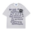 画像2: Unisex letter print t-shirt　男女兼用 ユニセックスレタープリントTシャツ (2)