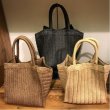 画像18: simple square  buckle handbag tote bag　スクエアシンプルかご 籠 トートバック (18)