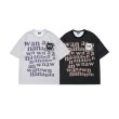 画像3: Unisex letter print t-shirt　男女兼用 ユニセックスレタープリントTシャツ (3)