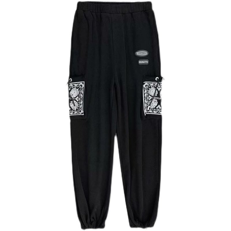画像5: Unisex paisley pocket sweatpants jogger pants　男女兼用ユニセックス ペイズリーポケットスウェットパンツ　ジョガーパンツ (5)