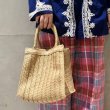 画像8: simple square  buckle handbag tote bag　スクエアシンプルかご 籠 トートバック (8)