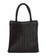 画像14: simple square  buckle handbag tote bag　スクエアシンプルかご 籠 トートバック (14)