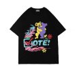 画像2: brand bear fun printing T-Shirt  男女兼用 ユニセックスプレイングベア 熊Tシャツ (2)