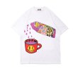 画像2: Four eye Smile print printing T-Shirt   男女兼用 ユニセックススマイルフォーアイ四ツ目プリントTシャツ (2)